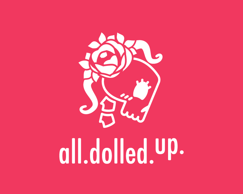All dolled up logo